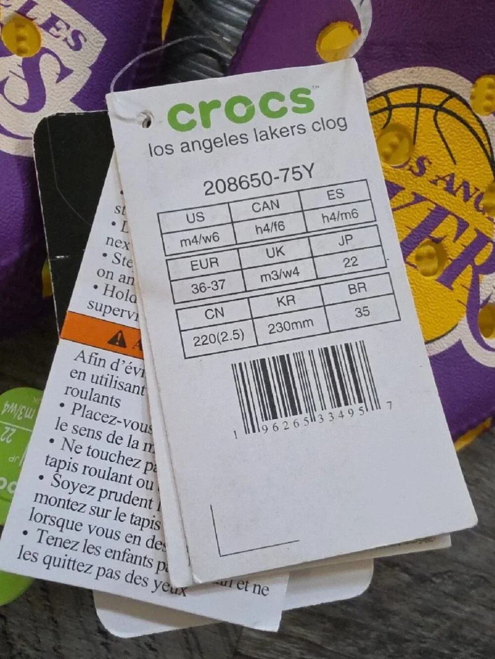 CROCS team branded